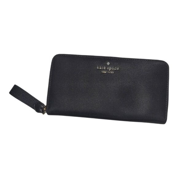 Kate Spade Chelsea Nylon Large Continental Wallet Black - Picture 1 of 11